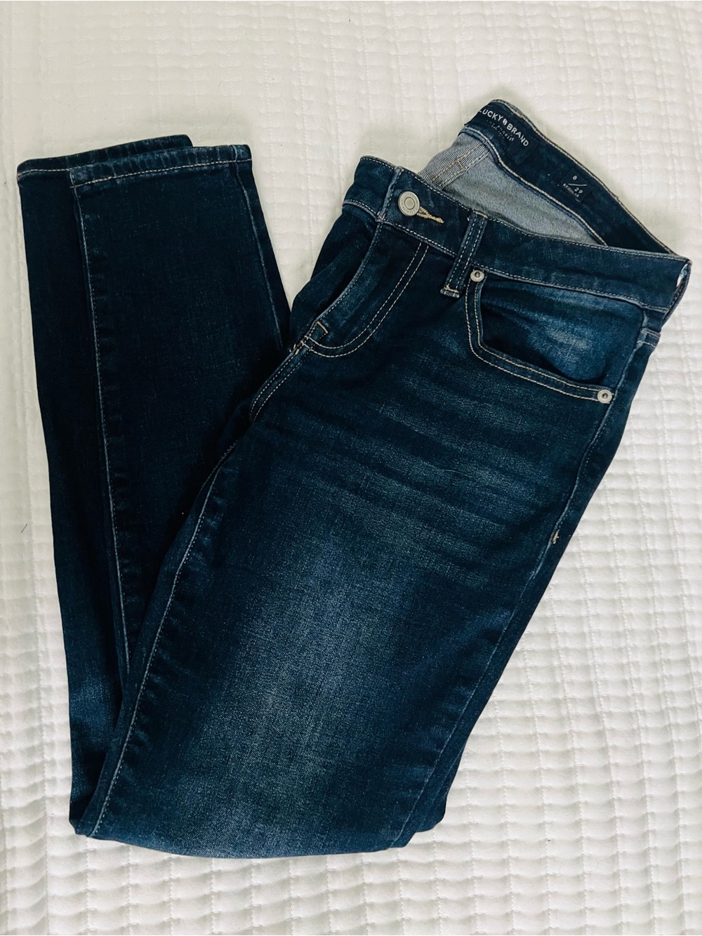 Lucky Brand Dark Indigo Skinny Jeans